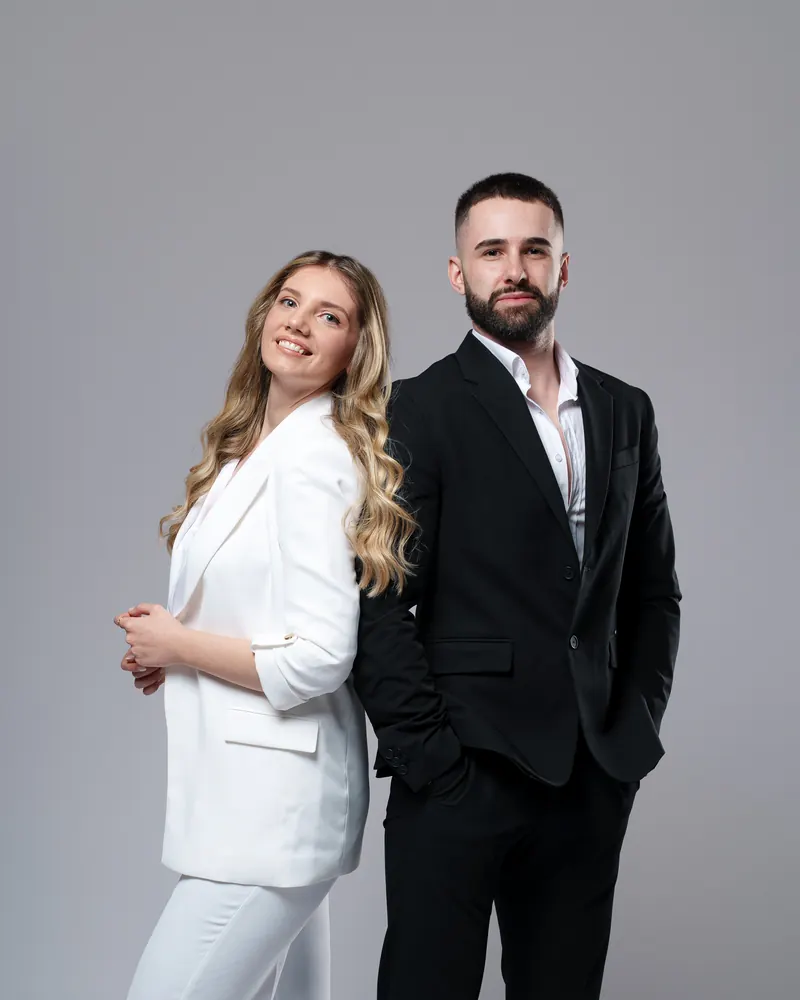 Michelle and Philip, founders of Contelp